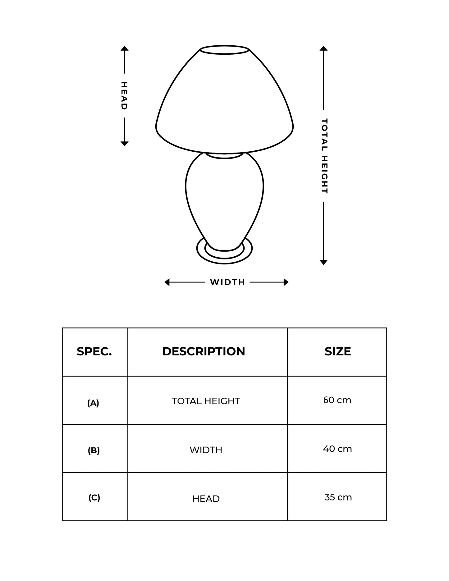 Royal Canopy Lamp - RCL03