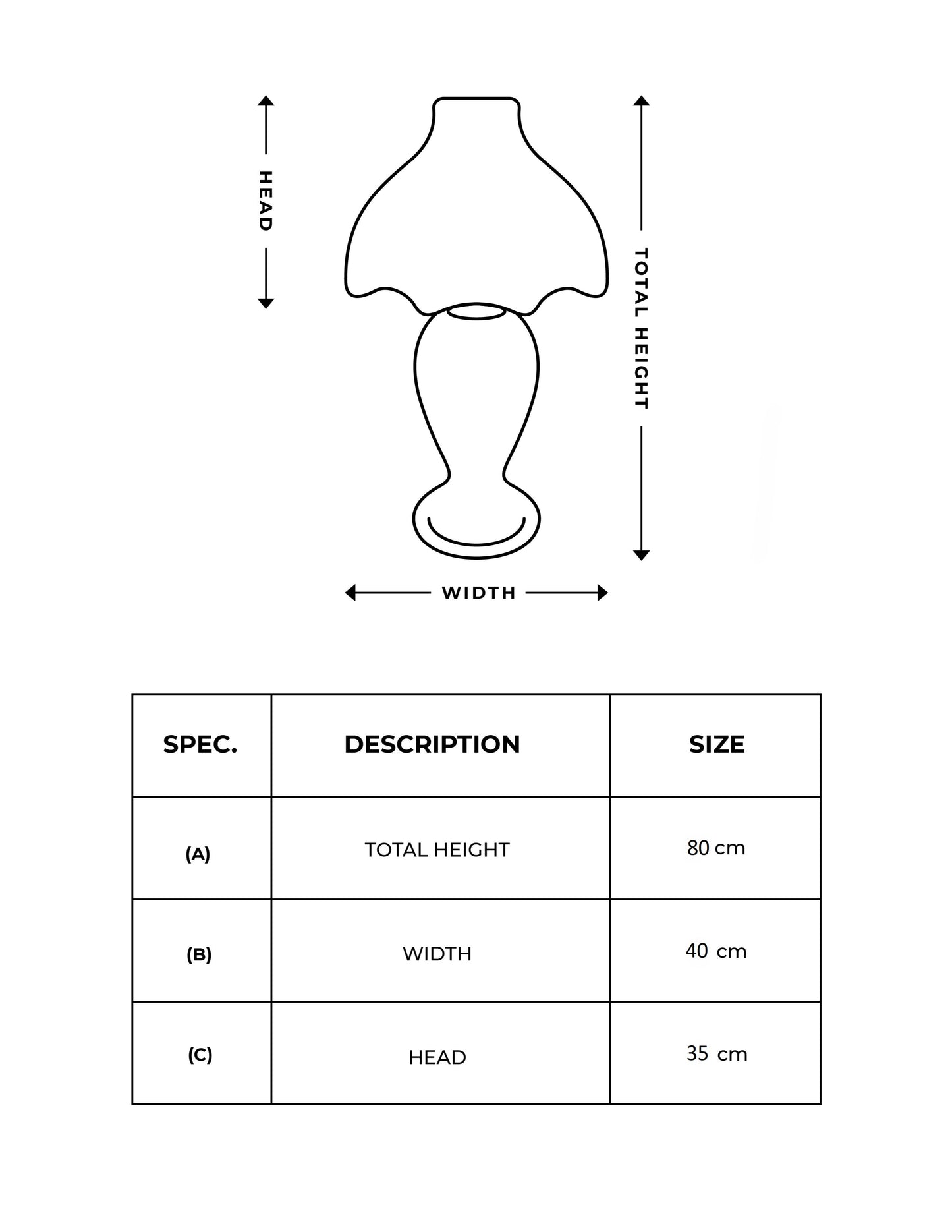 Flared Dome Lamp - FDL02