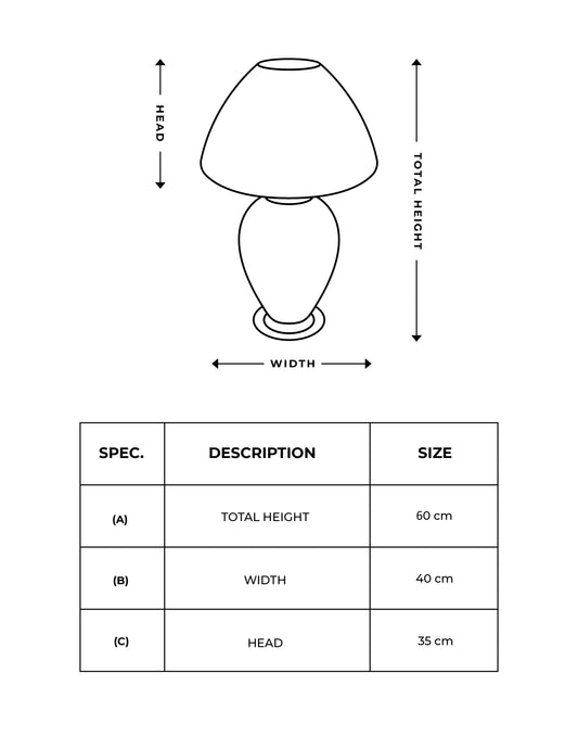 Royal Canopy Lamp - RCL04